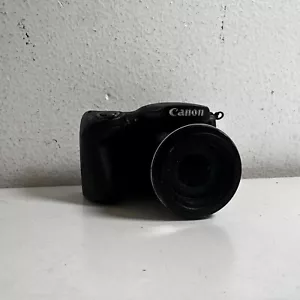 Canon Powershot SX400IS Black 16MP 30X Optical Zoom Digital Camera - For Parts - Picture 1 of 7