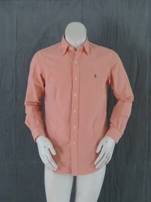 Camisa polo vintage - Camisa laranja manga longa - Masculina pequena - Imagem 1 de 4