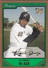 2007 Bowman Draft Gold Baseball Pick Your Cards!  Complete Your Set!