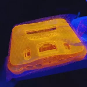 N64 Shell Replacement NEON ORANGE w/ Matching Controller, tools, Nintendo Bits - Picture 1 of 24