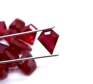 Lote de piedras preciosas sueltas certificadas de 70 quilates Birmania de rubí rojo natural corte elegante - Imagen 1 de 22