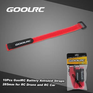 10 piezas GoolRC Correas antideslizantes de batería de radiocontrol fuertes Bandas de batería 285 mm para radiocontrol H0u2 - Imagen 1 de 11