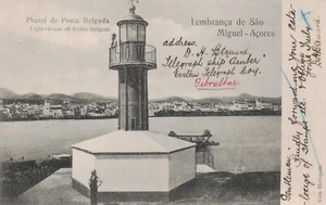 Ponta Delgada, Lighthouse, Farol, São Miguel, Açores, Azores, Portugal, postcard - Picture 1 of 2