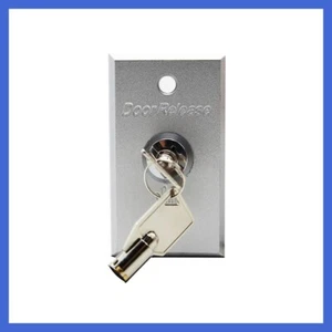 Interruptor de llave de emergencia de aleación de aluminio protector de entrada con 2 piezas de llaves metálicas - Imagen 1 de 9