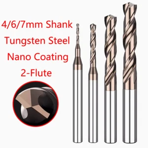 2-Flute Carbide Extended Drill Bit 0.5mm-7mm Twist Drill Bit for Stainless Steel - Picture 1 of 10