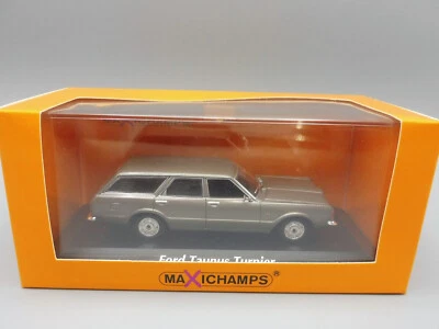 Ford Taunus Turnier 1970 Grigio Metallizzato Maxichamps 940081310 1/43 - Immagine 1 di 4