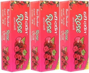 360 Sticks 3 Boxes - Hari Darshan Incense Rose / Gulab Agarbatti - Picture 1 of 1