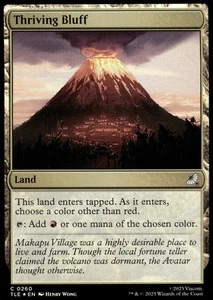 Magic The Gathering - Thriving Bluff 260 Avatar: The Last Airbender: Eternal-Legal C - Lámina - Imagen 1 de 2