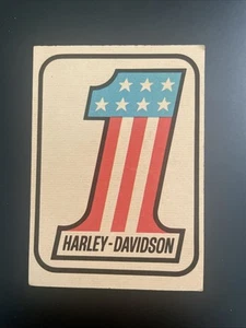 1972 DONRUSS SUPER CYCLES AMA STICKER #65 HARLEY DAVIDSON - Picture 1 of 2