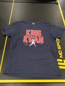Cleveland Guardians Steven Kwan King Kwan T-Shirt Male L Pre-Owned MLB Baseball - Bild 1 von 4