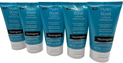 5 PAQUETES Gel Limpiador Hidratante Neutrogena Hydro Boost ~ 2 OZ CADA UNO Foto 1 de 4