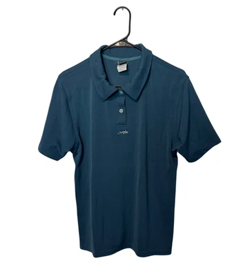 Oakley Software Polo Shirt Mens Blue Vintage Made in USA TAGGED XL FITS SMALL - Image 1 of 4