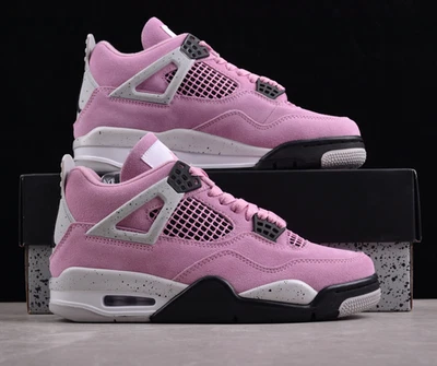 Jordan 4 "Orchid" Mid Top Retro Women's and Men's Basketball Shoes - Image 1 of 4