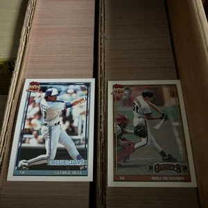 1991 Topps Baseball Cards. 100-card lots - Bild 1 von 4