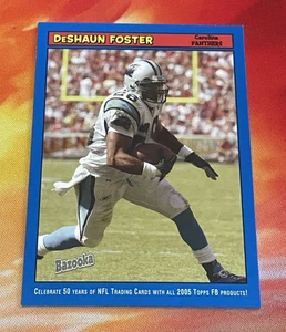 2005 Topps Bazooka - Blue - DeShaun Foster - #108 - Picture 1 of 2