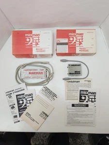Mini MacMan Macintosh MIDI Interface Music Band In Box Both New  - Picture 1 of 10