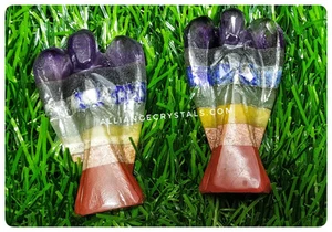 7 Chakra Angel - Chakra Crystal Angel - Chakra Crystal-Healing Crystals - Picture 1 of 3