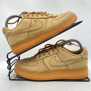 Nike Air Force 1 Low Tan Flax Wheat Brown Turnschuhe Größe UK 5 Damen Wildleder Fitnessstudio - Bild 1 von 8
