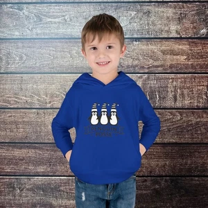 Toddler Penguin Posse Fleece Hoodie, Matching Family Christmas Hoodie - Picture 1 of 17