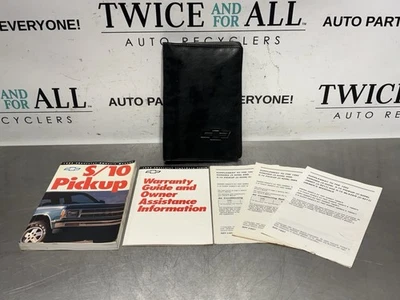1992 Chevrolet S 10 S10 Blazer Pickup Truck Estojo Manual do Proprietário - Imagem 1 de 4