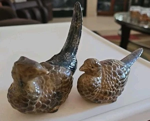 Otagiri Paar WONG Fasane Vintage schöne Wachteln Vögel Keramik Keramik Jäger EUC - Bild 1 von 5