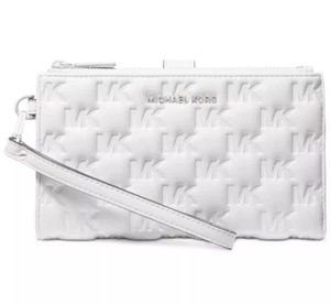 MICHAEL KORS Jet Set Double Zip Tech Phone Wristlet Wallet - Picture 1 of 34