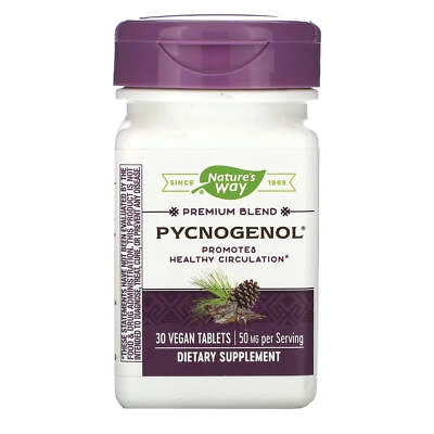 Pycnogenol 50mg Tabletten von Nature's Way - 30 - Seekiefernrindenextrakt - Bild 1 von 4