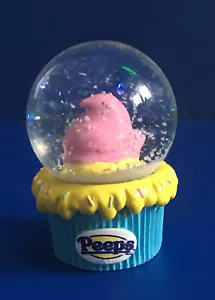 NUEVO con etiqueta JUST BORN PEEPS coleccionable MINI GLOBO DE NIEVE ROSA POLLITO GLOBO DE AGUA - Imagen 1 de 5