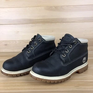 Timberland Womens Size US 6.5 EUR 37.5  Black/White Waterproof Boots 23312 9040 - Bild 1 von 9