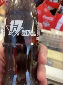 University Of Alabama 17 National Champion Coca-Cola Bottle 2017 - Picture 1 of 4