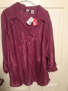 Blusa Studio 1940 Talla Grande 22/24 Nueva Con Etiquetas Abotonada - Imagen 1 de 5