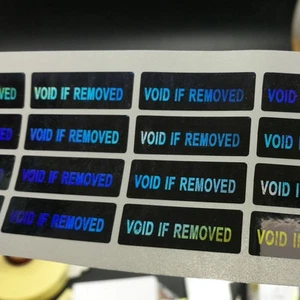 hologram VOID IF REMOVED Tamper Proof Sticker Security WARRANTY Stickers 500PCS - Picture 1 of 6