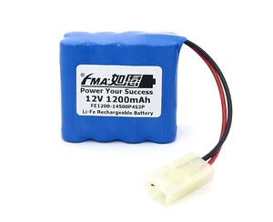 Batería Optoelectrónica Coche de Carreras Control Remoto Juguetes 12V 1.2AH Li-Fe LiFePO4 - Imagen 1 de 14