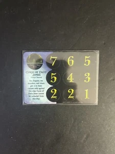 Pirates Wizkids Pocketmodel CURSE OF DAVY JONES New & Unpunched Oceans Edge Card - Picture 1 of 2