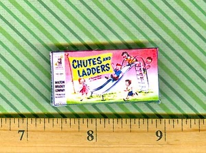 Puppenhaus Miniaturgröße Brettspiel RUTSCHEN & LEITERN Box - Bild 1 von 3