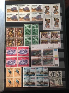 MNH/Used 4-blocks Rwanda Congo Ghana Zimbabwe Algeria Guinea 2 photos Africa - Picture 1 of 2