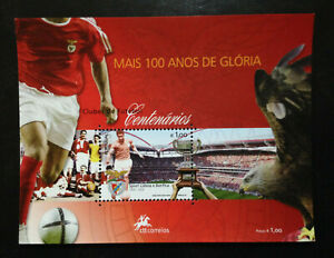Stamps, Sheet, Sport Lisboa e Benfica, Eusébio, Football, 2005
