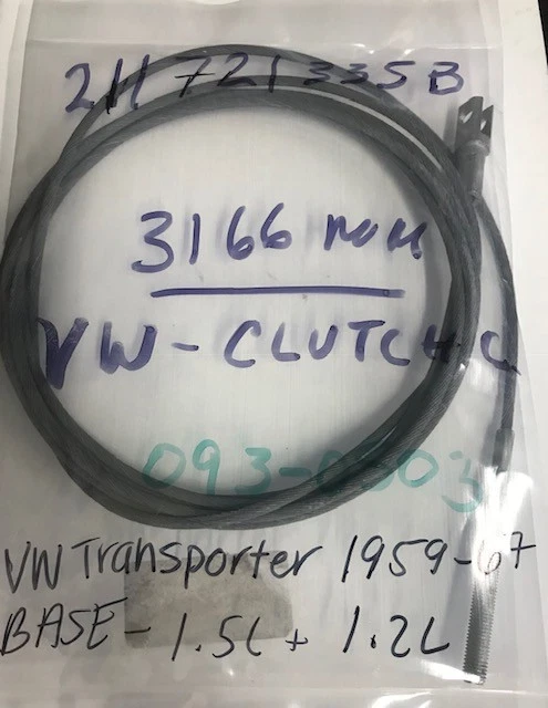 Cable embrague Volkswagen Transporter 1959-67 093-0503 Foto 1 de 1