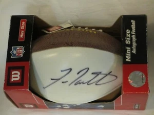 Fran Tarkenton Signed NFL Mini Wilson Football - Picture 1 of 2