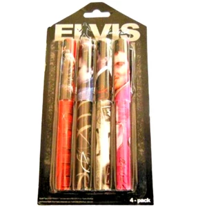 Elvis Presley Pens Set of 4 Licensed Direct From Memphis 5" NEW - Picture 1 of 2