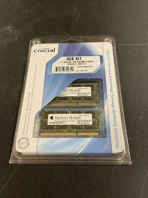 Crucial PC3-8500 4 GB SO-DIMM 1066 MHz DDR3 SDRAM Memory (CT2KIT51264BC1067) - Image 1 of 3