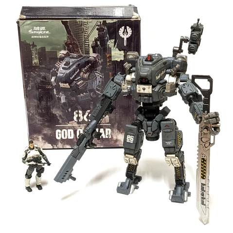 God of War 86 1/25 Scale Mecha Action Figure with Pilot Joytoy Dark Source Cover