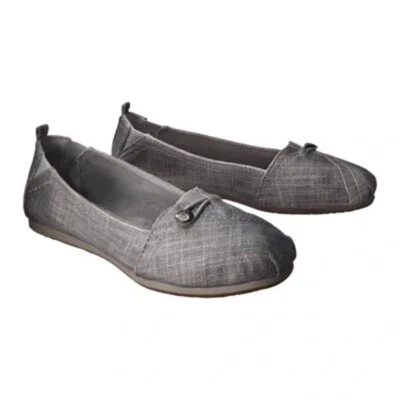 Холщовые серебряные туфли на плоской подошве Mad Love Target Lynn - Изображение 1 из 4