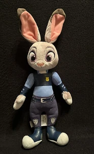 Disney Store Zootopia Officer Judy Hopps Plush Bunny Rabbit Stuffed Animal 16" - Picture 1 of 9