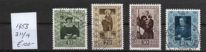 LIECHTENSTEIN @1953 Mi. 311-314 Used € 100.00 NICE PRICED @ Lie.168 - Picture 1 of 1