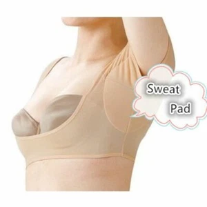 Almohadillas para sudor en forma de camiseta reutilizables lavables axilas almohadillas absorbentes de sudor - Imagen 1 de 20
