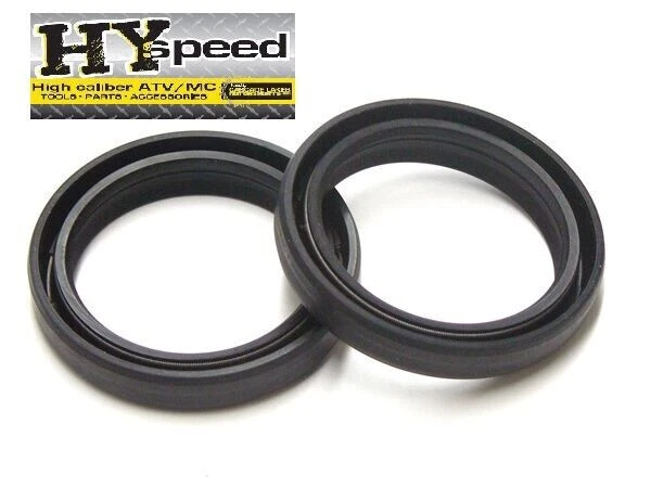 Par de vedações de garfo dianteiro HYspeed Kawasaki KX80 1986-1991 Suzuki RM80 1989-2001 - Imagem 1 de 1