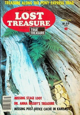 Long John Latham's Lost Treasure Magazine March 1978 Dr Anna Bigsby Al Spencer Foto 1 de 2