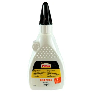 Pattex Express Holzleim 120g, 5min Trocknungsdauer Wasserfest Kleber Weißleim - Bild 1 von 9