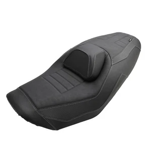 Heating Front Rear Driver Passenger Seat Blackb For Yamaha T-Max 2022-2024 - Picture 1 of 12